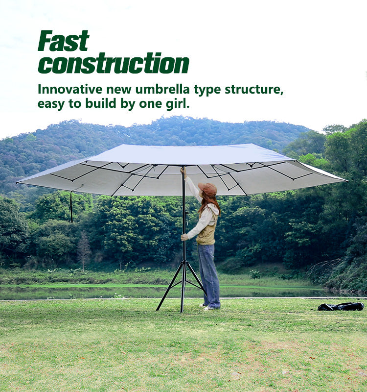 Outdoor sunshade umbrella, portable canopy