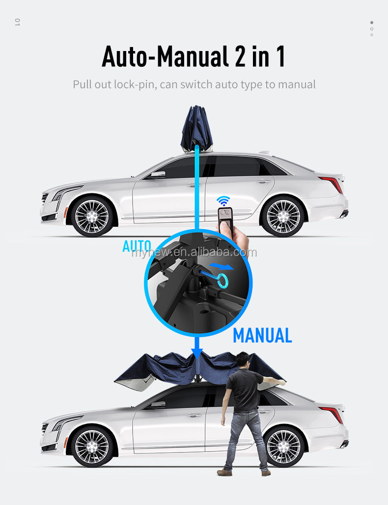 ** Luxury Option ** Automatic Car Sunshade